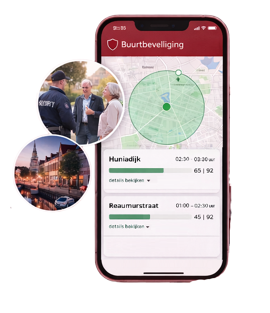 Buurtbeveiliging App Interface